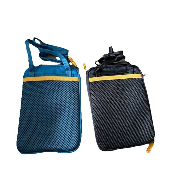 MO4Travel Bundle Two Pouches 6 Pocket Zippers Mesh Lightweight Padded Nw/oT - Picture 4 of 6